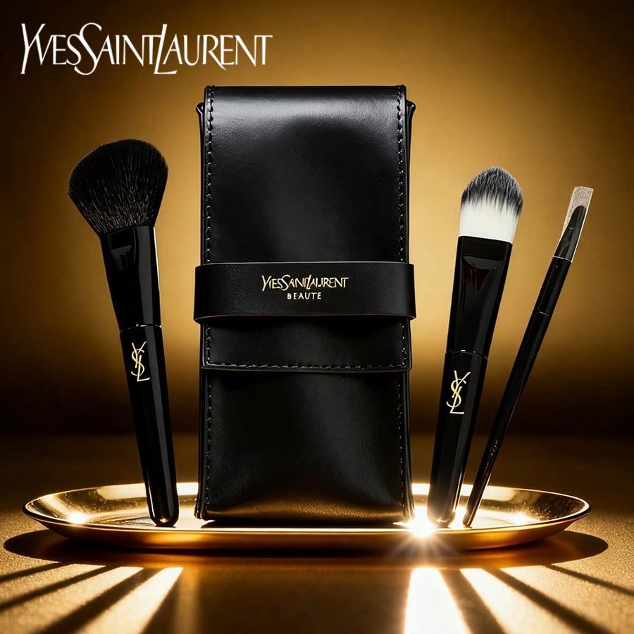 Luxury Designer Bags Ysl - Kit de Pincéis de Maquiagem Essenciais