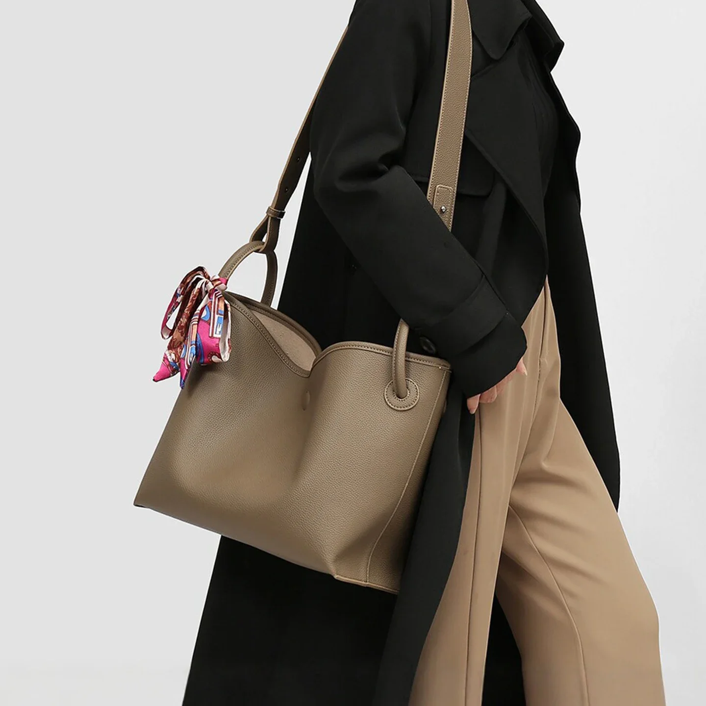 Luxury Bags Leather - Bolsa Tote Feminina de Luxo Leve