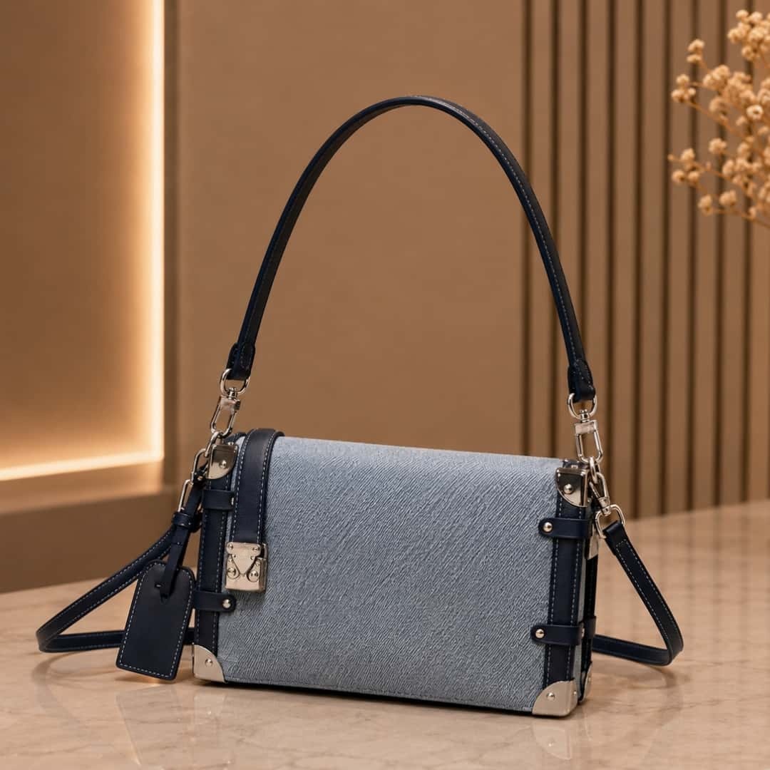 Luxury Bags Denim - 65-2026 Nova Bolsa de Ombro/Clutch Clássica