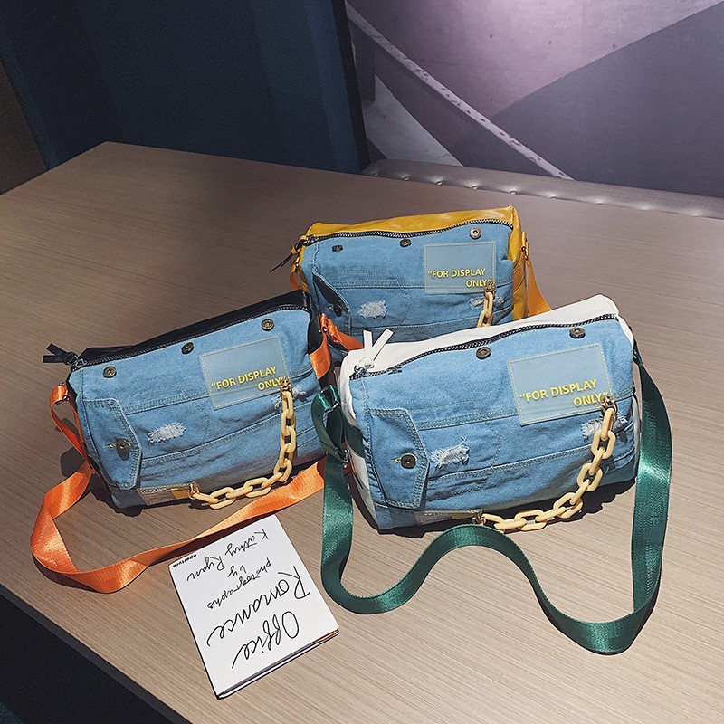 Bolsas de Ombro Denim para Mul - Luxury Bags Denim avaliação e preço