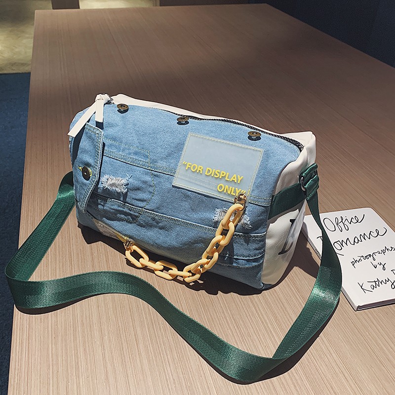 Bolsas de Ombro Denim para Mul - Luxury Bags Denim avaliação e preço