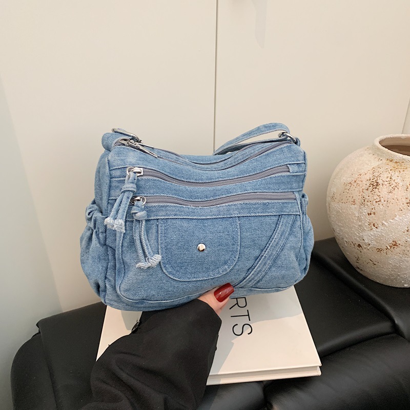 Bolsa de Ombro Transversal Fem - Luxury Bags Denim avaliação e preço