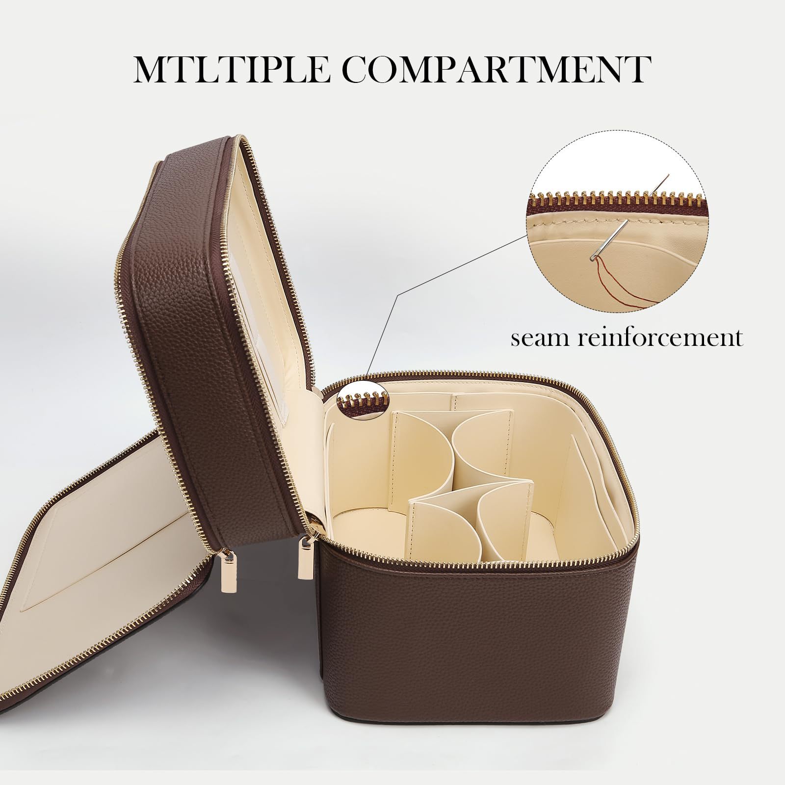 Bolsa de Cosméticos de Luxo de - Luxury Bags Leather avaliação e preço