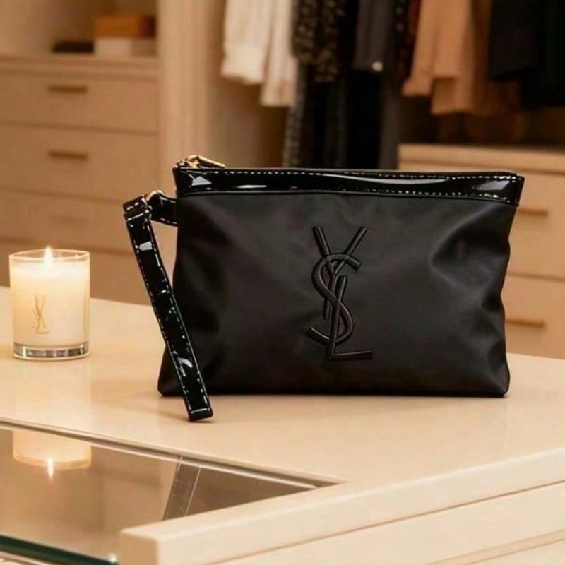 Bolsa Cosmética Clássica YSL p - Luxury Designer Bags Ysl avaliação e preço
