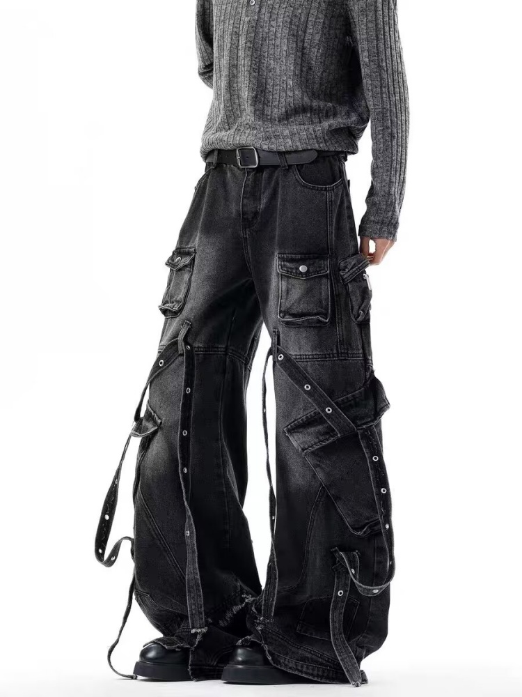 Calça Cargo Baggy Masculina Pr - Luxury Bags Denim avaliação e preço