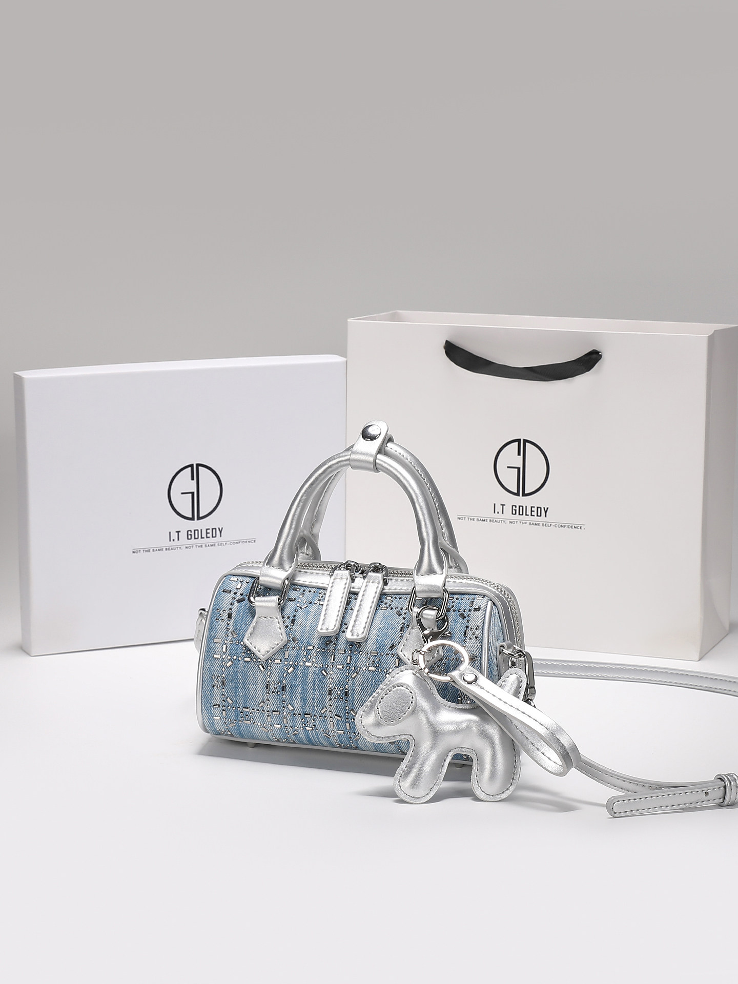 Bolsa Boston Vintage de Luxo c - Luxury Bags Denim avaliação e preço